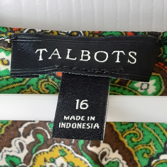 Talbots Size 16 V-neck Top - Picture 4 of 8